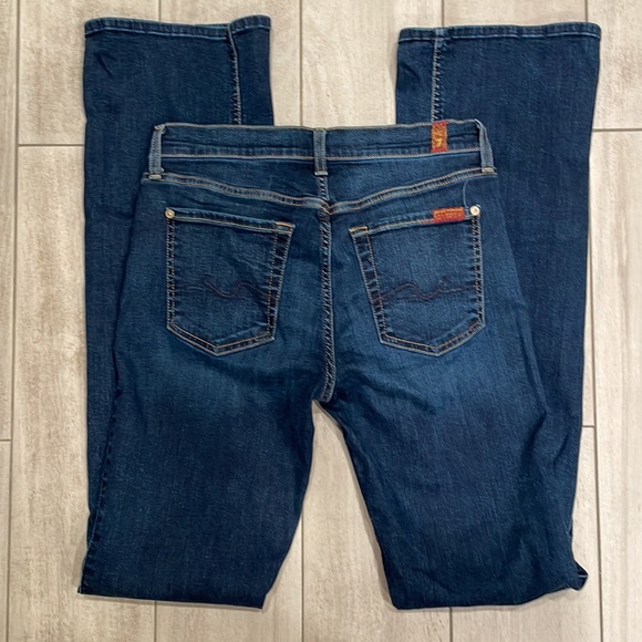Seven for all man  kind midrise  bootcut Jeans size 27 - Picture 4 of 6
